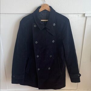 Men’s Massimo Dutti Navy Coat